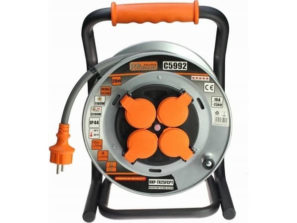 Corona Extension cord - reel "RICHMANN" 20 m 3 x 2.5