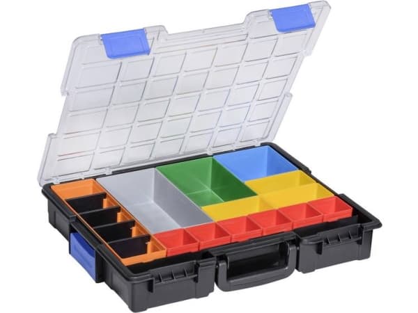 Allit EuroPlus Pro K44/18 Lokerolaatikko (L x S x K) 355 x 440 x 76 mm Lokeroiden lukumäärä: 18 Sisältö 1 kpl