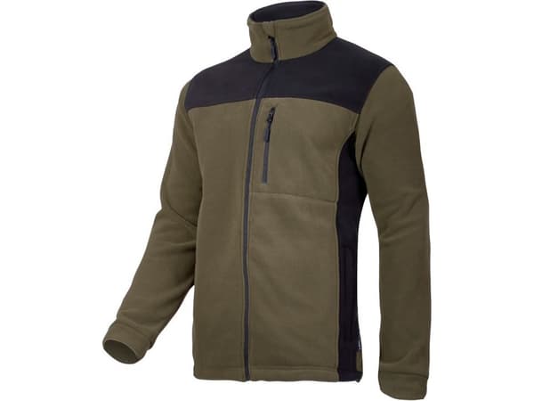 Lahti Pro Fleece tröja grön/svart storlek XL (L4011604)