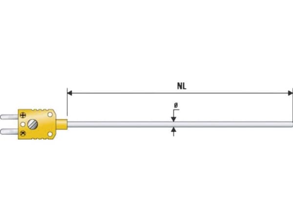 Dyksensor B & B Thermo-Technik K625 0150-30 -200 til +1100 °C K Kalibrering efterFabriksstandard