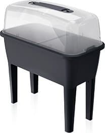 Prosperplast Greenhouse RESPANA PLANTER SET - anthracite, capacity 52L