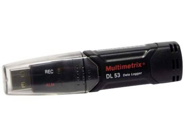 Multimetrix DL 53 Fugtigheds-datalogger, Temperatur-datalogger Mål Luftfugtighed, Temperatur -40 til 70 °C inkl. vægbeslag