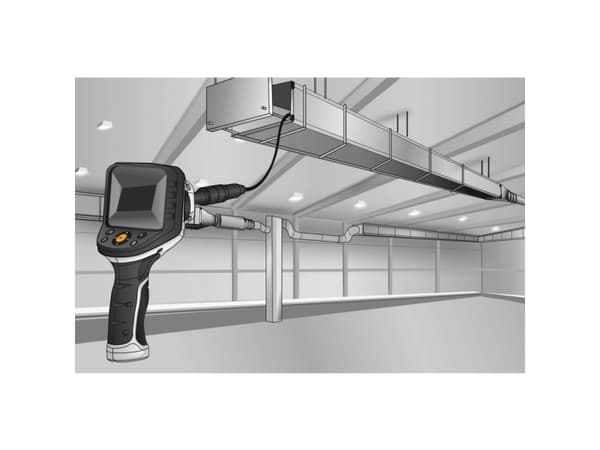 Laserliner VideoFlex G4 Ultra, 8,89 cm (3.5"), 640 x 480 piksler, 53°, Sort, Grå, 10 m, IP54, IP68