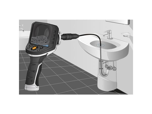 Laserliner VideoFlex G4 Ultra, 8,89 cm (3.5"), 640 x 480 piksler, 53°, Sort, Grå, 10 m, IP54, IP68