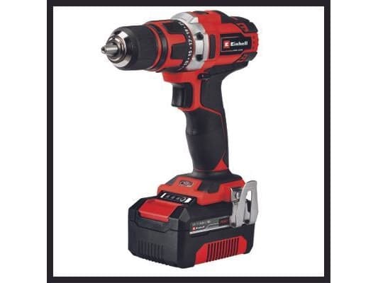 Einhell TE-TK 18/2 Li Kit (CD+AG), Cordless angle grinder, Trådløs kombidrill, Sort, Rød, 40 Nm, 400 RPM, 1500 RPM, 1,3 cm