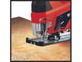 Pikkukuva 5 / 5: Einhell TC-JS 18 Li, Kaarikahva, Musta, Punainen, 45°, Laminaatti, Muovi, Terästä, Puu, 2700 spm, 7 cm