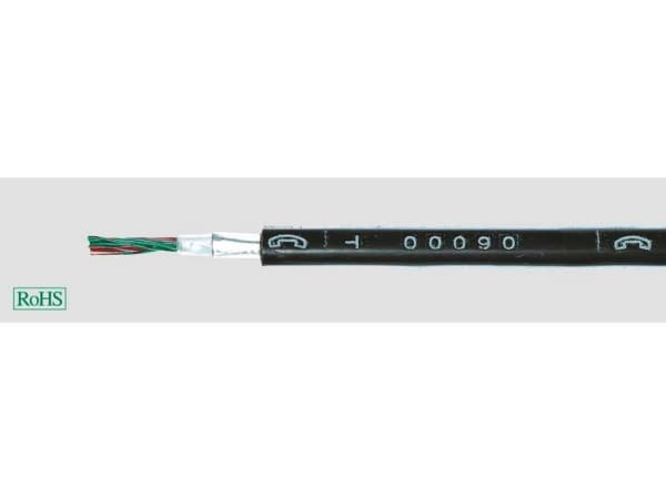 HELUKABEL 34101, Pienjännitekaapeli, Musta, Cooper, 0,6 mm², 23 kg/km, -20 - 70 °C