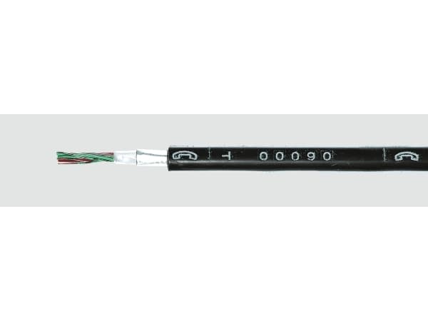 HELUKABEL 34101, Pienjännitekaapeli, Musta, Cooper, 0,6 mm², 23 kg/km, -20 - 70 °C