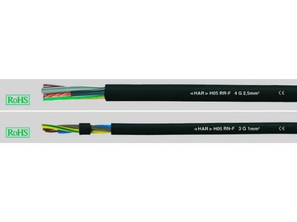 HELUKABEL 36001, HVDC-kabel (högspänd likström), Svart, Koppar, 0.75 mm ², 14,4 kg/km, -30 - 60 ° C