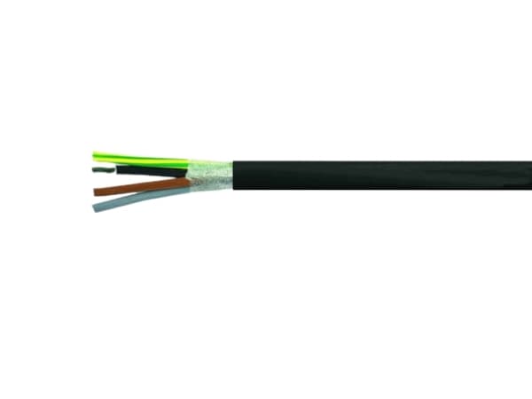 HELUKABEL 145 MULTI, Pienjännitekaapeli, Musta, Cooper, 2x0,5 mm², -35 - 120 °C, -55 - 145 °C