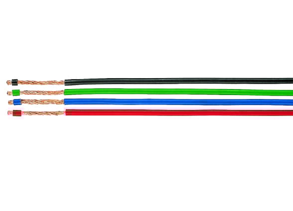 HELUKABEL 15306, Lågspänningskabel, Polyvinylklorid (PVC), Cooper, 1x0.25 mm², -15 - 80 °C, CE