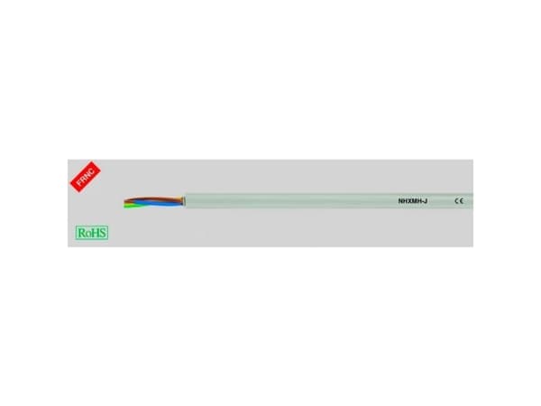 HELUKABEL NHXMH-J, Lavspenningskabel, Hvit, Kobber (Cu), 5 G 1.5, 72 kg/km, 5 - 70 °C