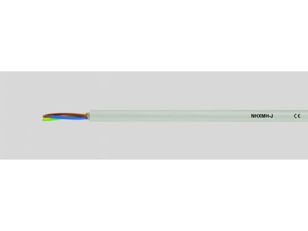 HELUKABEL NHXMH-J, Lavspenningskabel, Hvit, Kobber (Cu), 5 G 1.5, 72 kg/km, 5 - 70 °C