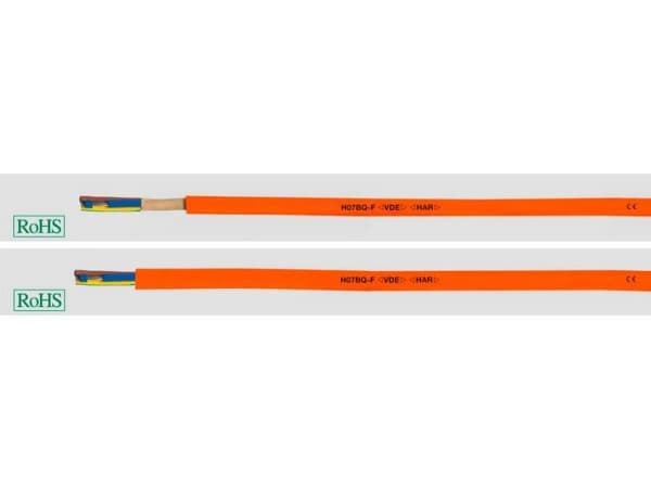 HELUKABEL H05BQ-F / H07BQ-F, Pienjännitekaapeli, oranssi, polyuretaani (PUR), Cooper, 0,75 mm², 14,4 kg/km