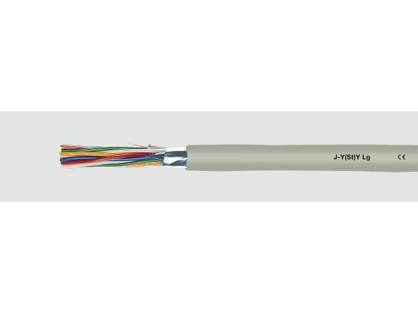 HELUKABEL 33018, Lågspänningskabel, Grå, Cooper, 0,8 mm², 21 kg/km, -30 - 70 °C