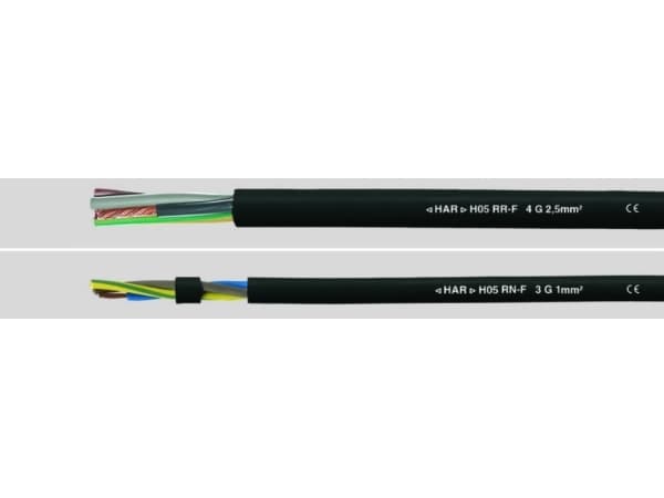 HELUKABEL 36003, Lågspänningskabel, Svart, Cooper, 0,75 mm², 21,6 kg/km, -30 - 60 °C