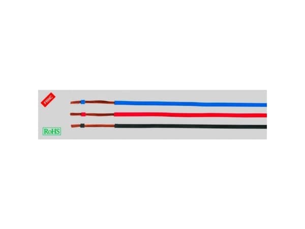 HELUKABEL H07Z-K, Lågspänningskabel, Röd, Low smoke no halogen (LSZH), tvärbunden polyeten (XLPE), Cooper, 1,5 mm²