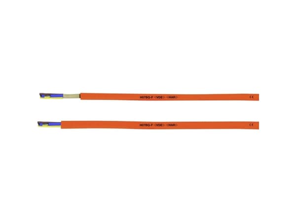 HELUKABEL H07BQ-F, Pienjännitekaapeli, Oranssi, Polyvinyylikloridi (PVC), Polyvinyylikloridi (PVC), Cooper, 500 V
