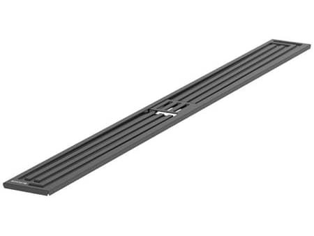 Blücher ART DECO afl.rende 900 - Til Art Deco tilbehør for membran, Gulv: beton, Sort, Stål