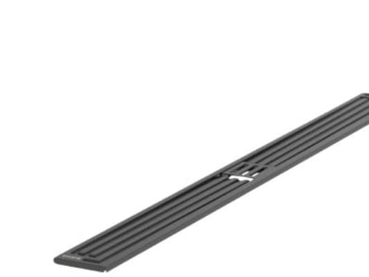 Blücher ART DECO afl.rende 900 - Til Art Deco tilbehør for membran, Gulv: beton, Sort, Stål