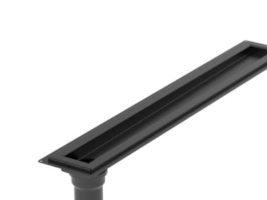 Blücher WATERL. afl.rende 1000 - Gulv: beton, Sort, Udløb: Ø50mm, lodret, Stål