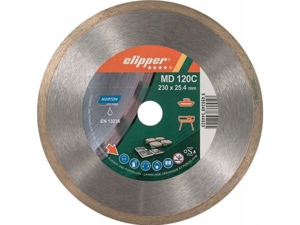 Norton Clipper CLIPPER kiinteä timanttikiekko PRO CERAMIC H10 230x25.4 (70184625096)