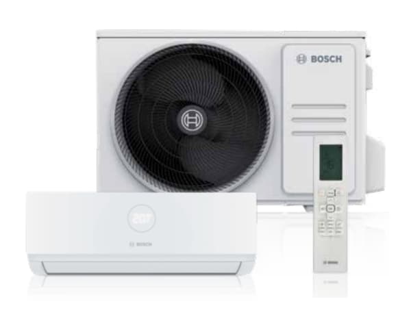 Bosch CL3000i-Set 35 E, Jaettu järjestelmä, Valkoinen, Jäähdytys, Lämmitys, 3500 W, 3800 W, LED