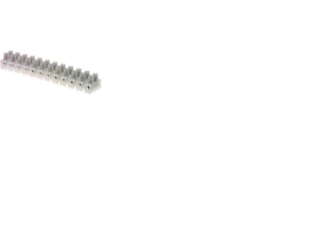 Klemrække12x6 mm²med trådbeskytterPolyamid, transparent halogenfri