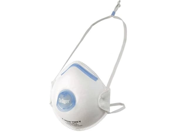 Dräger X-plore 1320 FFP2 V NRD hiukkassuojanaamari venttiilillä (Pakkaus 10 kpl) (3951214)
