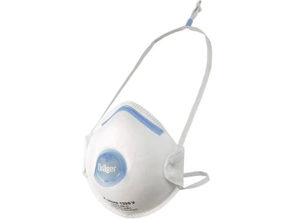 Dräger X-plore 1320 FFP2 V NRD partikkelbeskyttelsesmaske med ventil (pakke med 10) (3951214)
