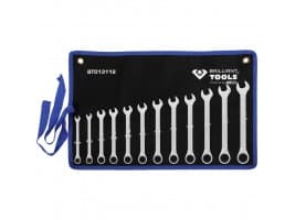 Brilliant Tools BT013112, 8,9,10,11,12,13,14,15,16,17,18,19 mm, Kromvanadiumstål, 5°, 13 kg, 12 stykker