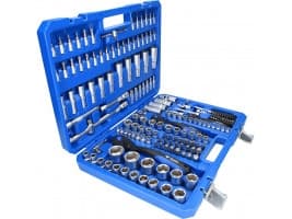 Brilliant Tools BT023172, Hylssats, 1/2", Brittiska standardmått, 172 huvuden, 1-1/4,1/2,3/8", 465 mm