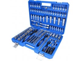Brilliant Tools BT023172, Hylssats, 1/2", Brittiska standardmått, 172 huvuden, 1-1/4,1/2,3/8", 465 mm