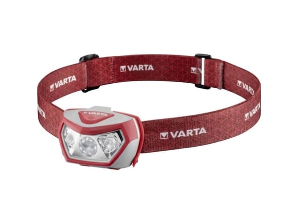 Varta Outdoor Sports H20 PRO - Lommelygte til hovedet - LED - 3-modus - rødt/hvid lys