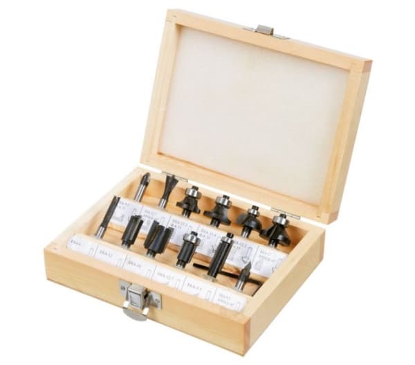 Verto 60H008, Bit-sett, 173 mm, 6 mm, 12 stykker