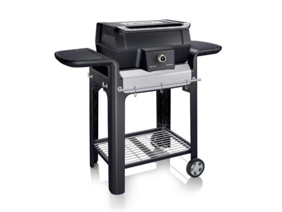 Severin PG 8107 SEVO GTS, 3000 W, Grill, Elektrisk, 415 x 315 mm, Vagn, Svart, Silver