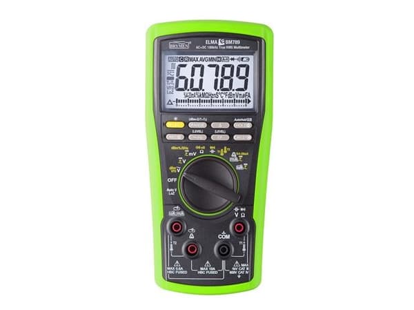 ELMA INSTRUMENTS Elma BM789 er et slankt multimeter med en båndbredde på hele 100kHz og sand RMS målinger.