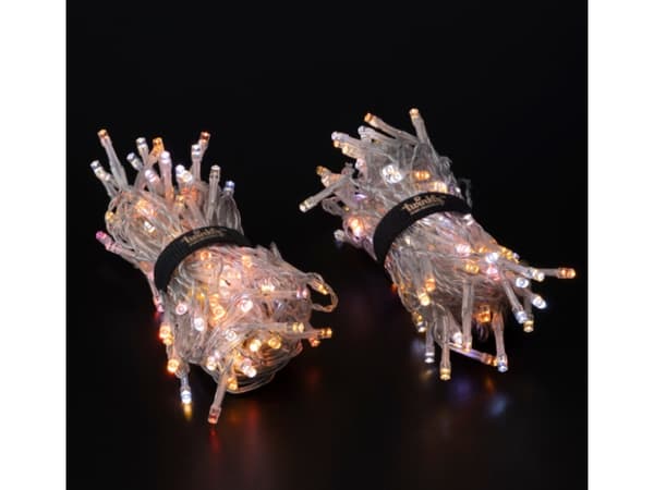 Twinkly Icicle - Stränglampor - LED - klass G - varmt vitt till kallt vitt ljus