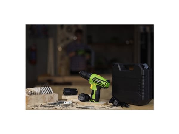 Fieldmann FDV 10252-A, Boremaskin med pistolgrep, 1350 RPM, 25 Nm, Batteri, Lithium-Ion (Li-Ion), 1300 Ah