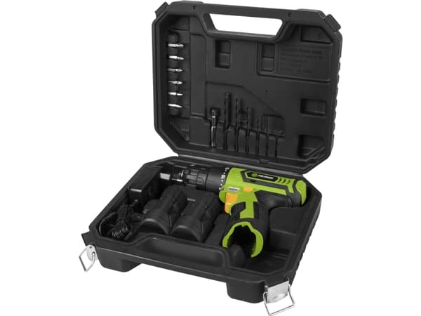 Fieldmann FDV 10252-A, Boremaskin med pistolgrep, 1350 RPM, 25 Nm, Batteri, Lithium-Ion (Li-Ion), 1300 Ah