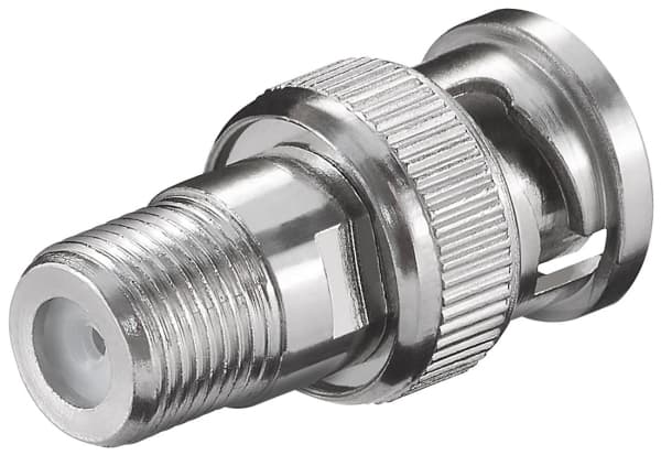 Goobay WE 3016, BNC-F FM > BNC M, Rostfritt stål, 1 styck