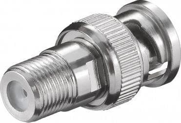 Goobay WE 3016, BNC-F FM > BNC M, Rostfritt stål, 1 styck