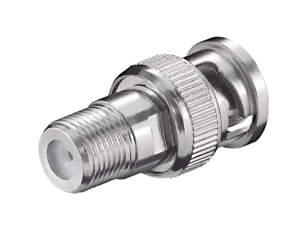 Goobay WE 3016, BNC-F FM > BNC M, Rostfritt stål, 1 styck