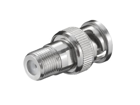 Goobay WE 3016, BNC-F FM > BNC M, Rostfritt stål, 1 styck