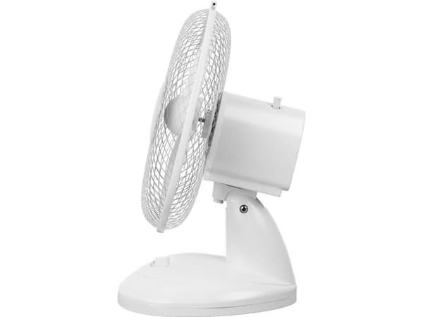 Goobay 39511, Husholdningsvifte, Hvit, Bord, Plastikk, 25 cm, Knapper