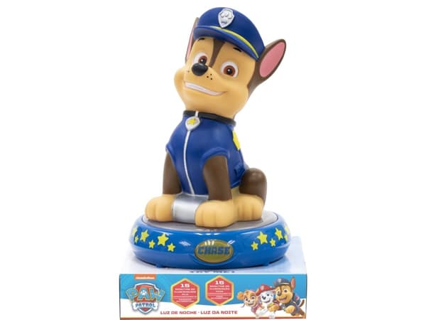 Kids Euroswan Yöpöytävalaisin 25cm Chase PAW PATROL PAW PATROL PW19761 Kids Euroswan
