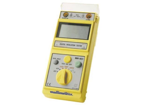 Multimetrix MH 401 Isolationsmåler 250 V, 500 V, 1000 V