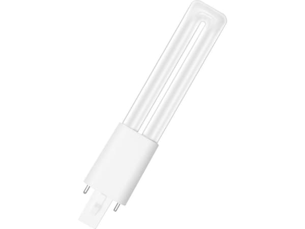 OSRAM DULUX S - LED-glödlampa - form: biax - glaserad finish - G23 - 4.5 W (motsvarande 9 W) - klass E - svalt vitt ljus - 4000 K