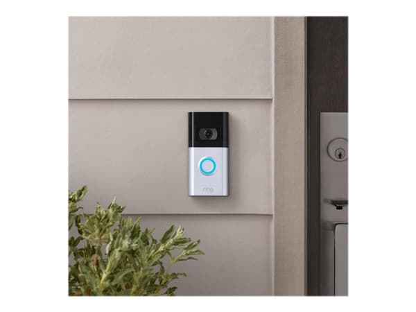 Ring Video Doorbell 4, Musta, Hopea, Koti, 160°, 84°, 1080p, Langaton