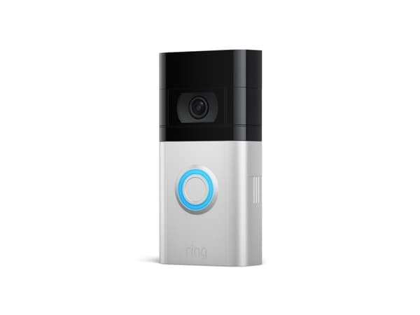 Ring Video Doorbell 4, Musta, Hopea, Koti, 160°, 84°, 1080p, Langaton